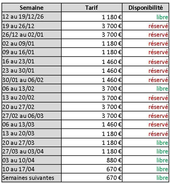 Planning taniere hiver 2026 36